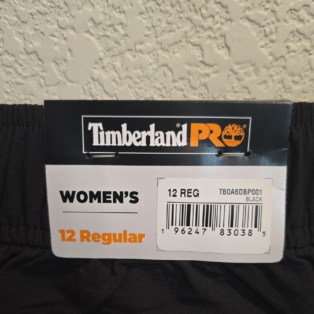 Timberland PRO Women’s Flex Jogger Work Pants - Black - Size 12 Regular - Picture 6 of 8